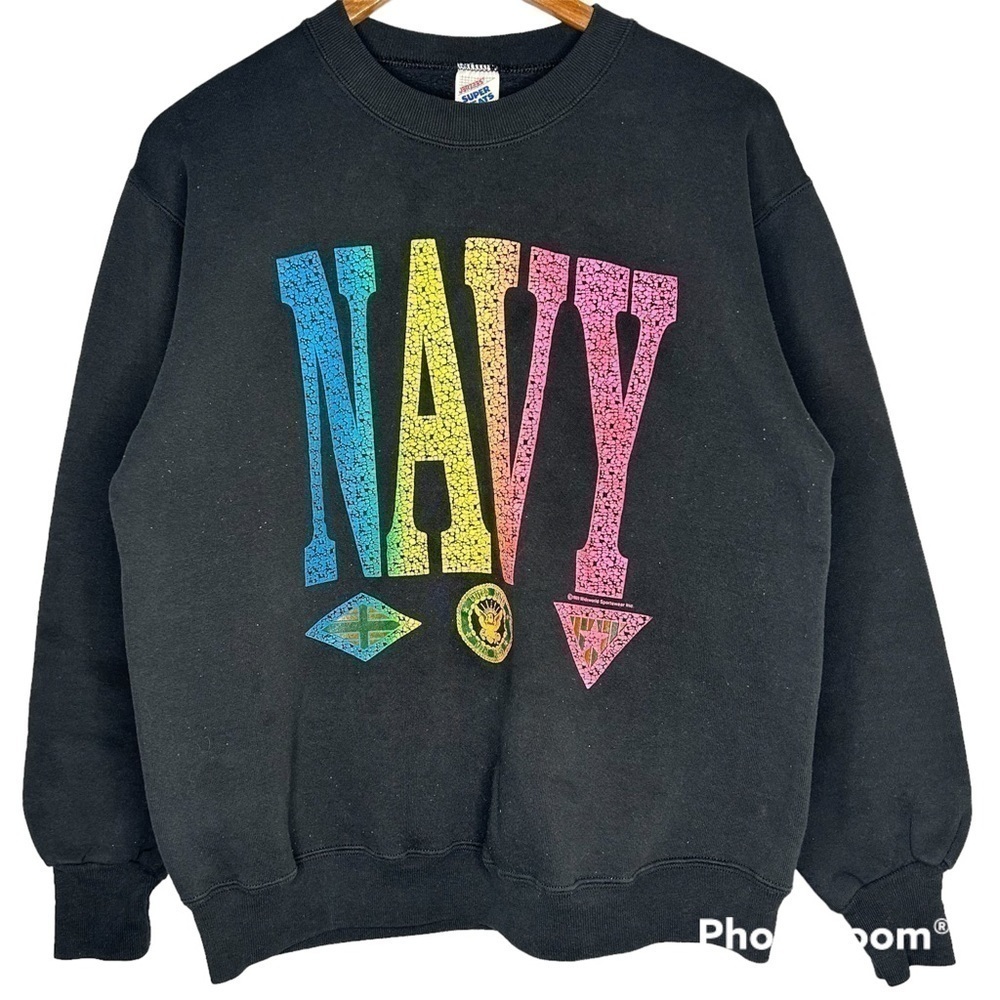 Vintage 1989 NAVY Crewneck Made in USA